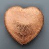 Distanziatore In Ottone Cuore  Satinato 38x39mm-Ramato 1pz