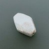 Distanziatore In Ottone Forma Sassi Satinato 13x20mm-Argentato 1pz