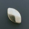Distanziatore In Ottone Forma Ovale Satinato 26X16mm-Dorato 1pz