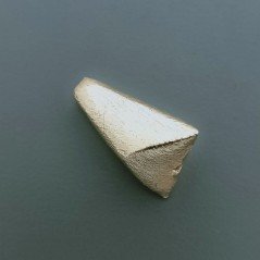 Distanziatore In Ottone Forma Triangolo Satinato 15x22mm-Dorato 1pz