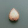 Distanziatore In Ottone Satinato Goccia 20x27mm-Ramato 1pz