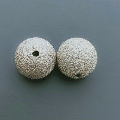 Distanziatore Di Ottone Forma Tondo Diamantata 12mm-Argentato 1pz