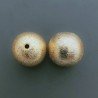 Distanziatore In Ottone Forma Tondo Satinato 15mm-Dorato 1pz