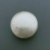 Distanziatore In Ottone Forma Tondo Piatto Satinato 22mm-Argentato 1pz