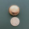 Distanziatore In Ottone Forma Tondo Piatto Satinato 09x20mm-Ramato 1pz