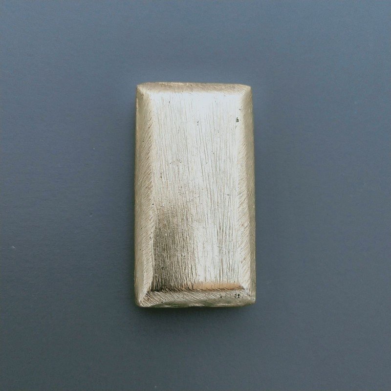 Distanziatore In Ottone Forma Rettangolo Satinato 16X30mm-Dorato 1pz