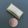 Distanziatore In Ottone Forma Rettangolo Satinato 16X30mm-Dorato 1pz