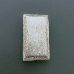 Distanziatore In Ottone Forma Rettangolo Satinato 18X32mm-Argentato 1pz