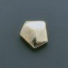 Distanziatore In Ottone Forma Pentagono Satinato 16X18mm-Dorato 1pz
