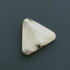 Distanziatore Di Ottone Forma Triangolo Satinato 18X16mm-Dorato 1pz