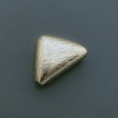 Distanziatore In Ottone Forma Triangolo Satinato 12X17mm-Dorato 1pz
