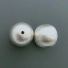 Distanziatore In Ottone Forma Tondo Satinato 20mm-Argentato 1pz