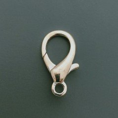 Chiusura Moschettone In Ottone 23mm-Oro Rosa 5pz