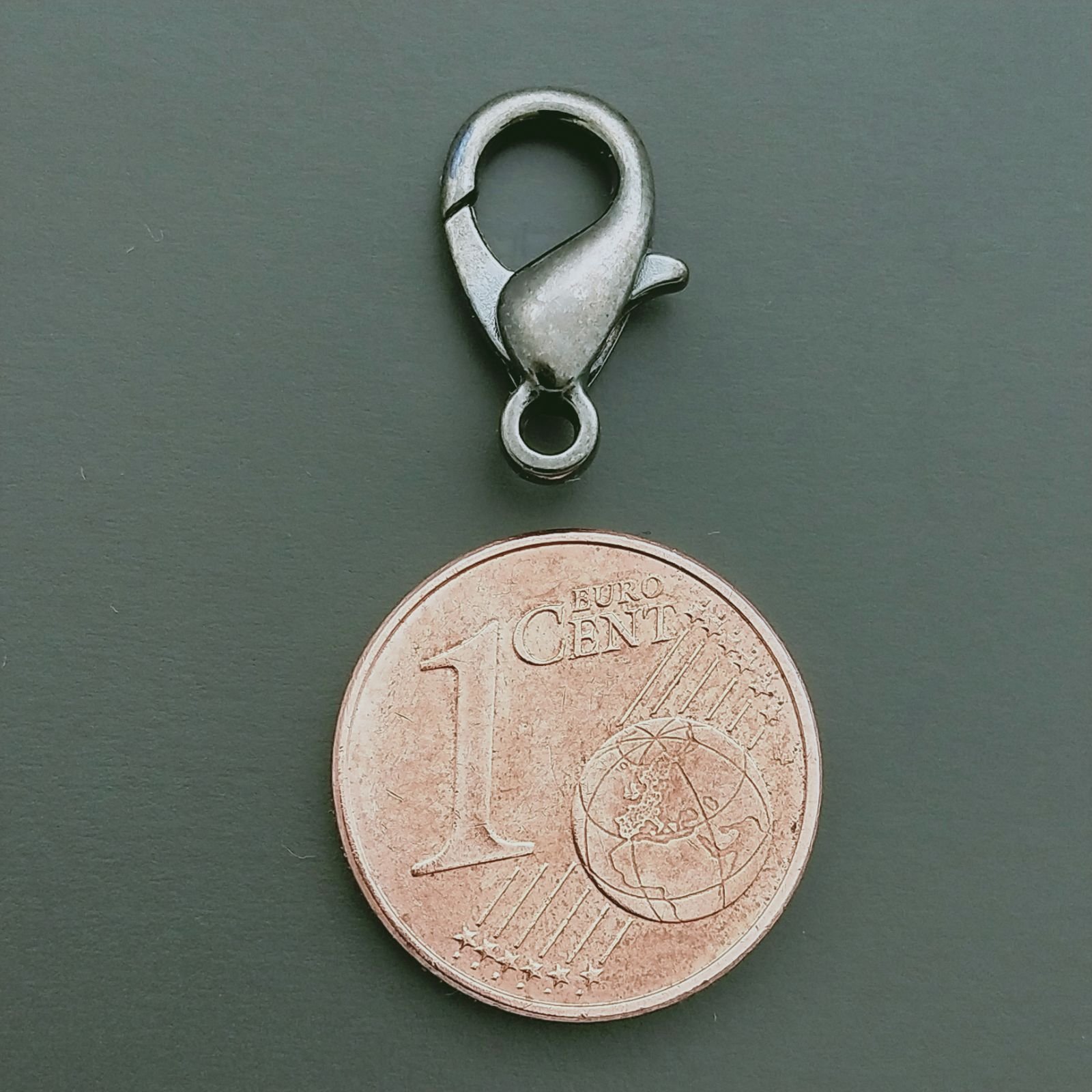 Chiusura Moschettone In Ottone 14mm-Brunito 9pz