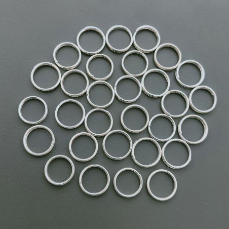 Contromaglia Anellini Brise' In Ottone 0,6x07mm-Argentato 120pz