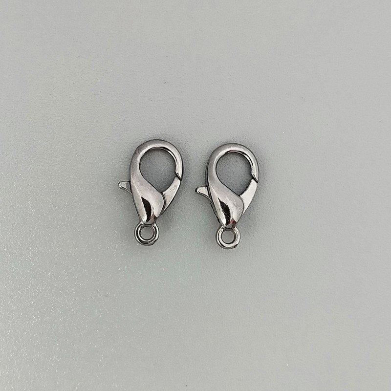 Chiusura Moschettone In Ottone 14mm-Brunito 9pz