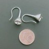 Base Per Orecchini In Ottone A Monachella Mezzo Foro 21mm Con Coppetta 08mm-Dorato 1 paio