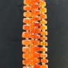 Corniola (AA) Rondelle Cilindro Taglio Laser A Mano Grade 06mm-14mm