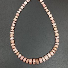 Opale Rosa (AA) Rondelle Cilindro Taglio Laser A Mano Grade 06mm-14mm
