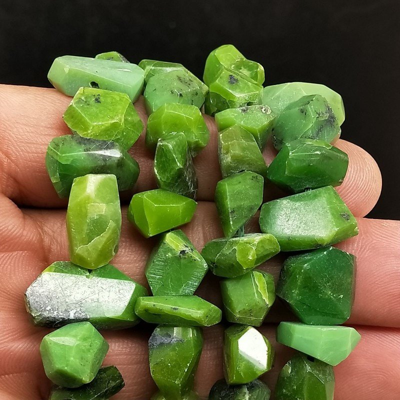 Opale verde sassi grezzi irregolari chips