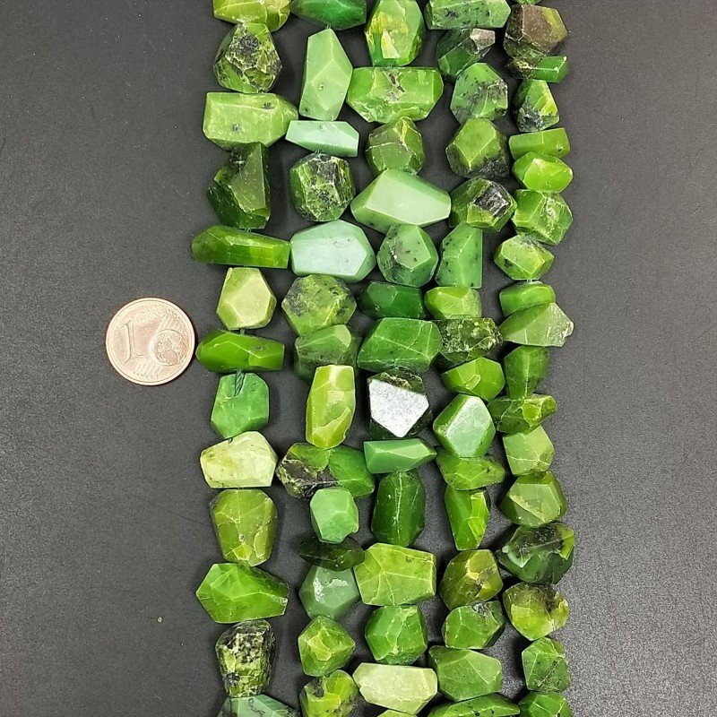 Opale verde sassi grezzi irregolari chips