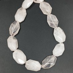 Quarzo rosa sassi piatti sfaccettati