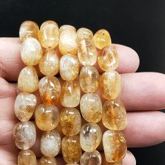 Quarzo Citrino (A) Sassi Lisci 10mm