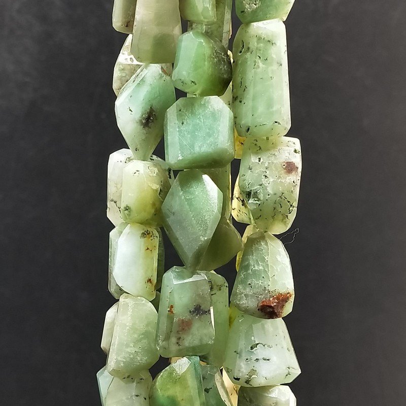 Crisoprasio Sassi Sfaccettati A Mano Taglio Laser