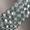 Cristallo Acquamarina Perline Forma Quadrato Piatto Sfaccettato Foro Passante 22mm