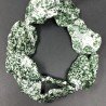 Agata Muschiata Perline Forma Foglia Liscio 20X36mm