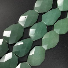 Avventurina verde sassi piatti sfaccettati