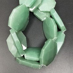 Avventurina verde sassi piatti sfaccettati
