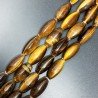 Occhio di Tigre Perline Forma Barilotto Liscio 3 Facce 13X30mm