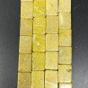 Giada Oliva Naturale in Perline Forma Rettangolare Piatto Liscio Foro Passante 13X18mm