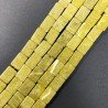 Giada Oliva Naturale in Perline Forma Rettangolare Piatto Liscio Foro Passante 08X12mm