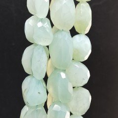 Calcedonio Verde Acqua Sassi sfaccettati A Mano