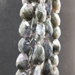 Iolite Naturale Grigio Blu Sassi Grezzi Sfaccettati A Mano