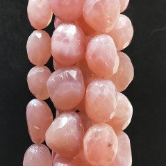 Calcedonio Rosa Sassi Sfaccettati A Mano