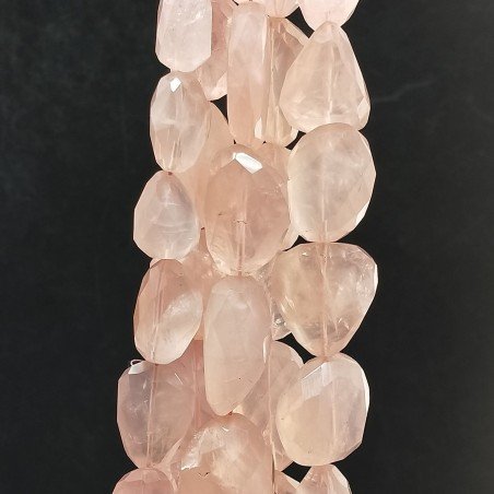 Quarzo Rosa Naturale (AA) Sassi Sfaccettati A Mano
