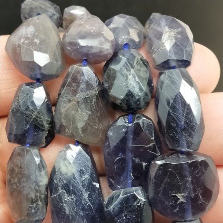 Iolite Naturale Sassi Sfaccettati A Mano