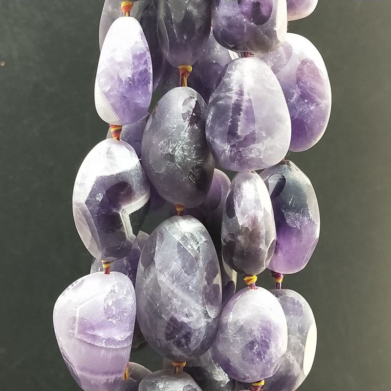 Ametista africano sassi satinati lucidi