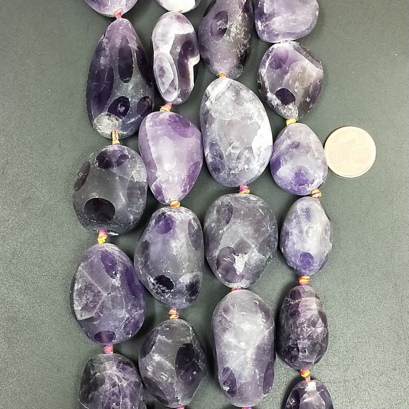 Ametista africano sassi satinati lucidi