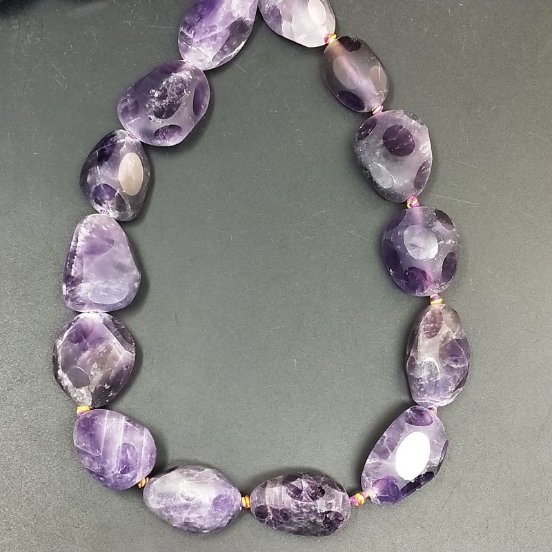 Ametista africano sassi satinati lucidi