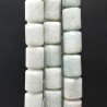 Amazzonite Braziliana Perline Forma Barilotto Liscio 10x13-14mm