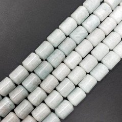 Amazzonite Braziliana Perline Forma Barilotto Liscio 10x13-14mm