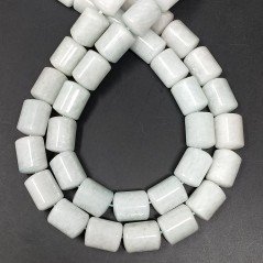 Amazzonite Braziliana Perline Forma Barilotto Liscio 10x13-14mm