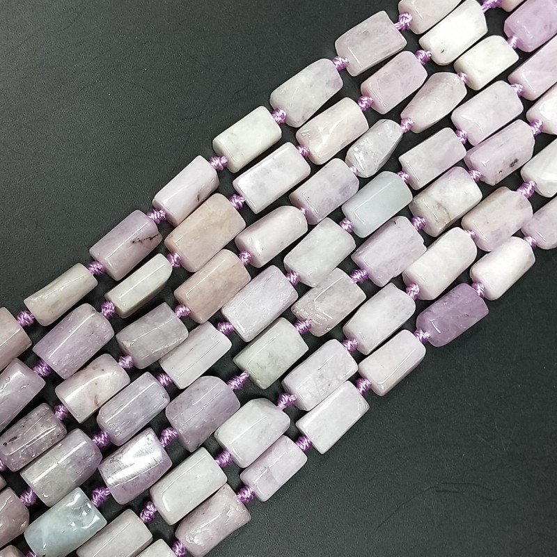 Ametista Chiaro Perline Forma Cilindro Grezzo Liscio Irregolare 6-8X09X12mm