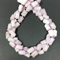 Ametista Chiaro Perline Forma Cilindro Grezzo Liscio Irregolare 6-8X09X12mm