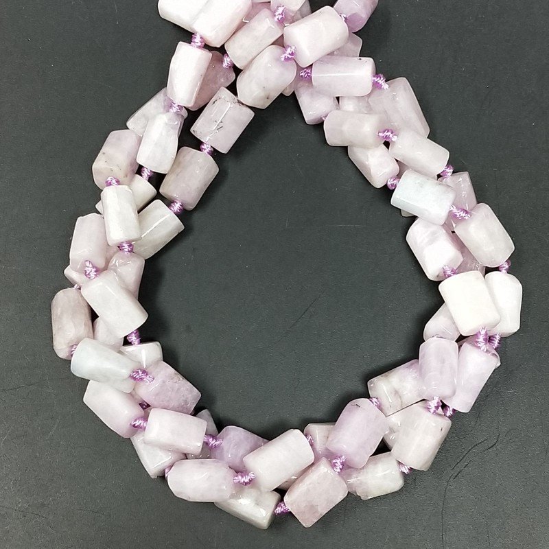 Ametista Chiaro Perline Forma Cilindro Grezzo Liscio Irregolare 6-8X09X12mm