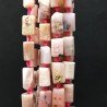 Opale Rosa Perline Forma Cilindro Grezzo Liscio Irregolare 06-08X09X12mm